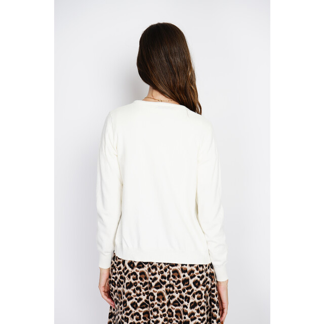 William de Faye Set with crew neck and long sleeve naturel WF2633AB_Off-white large