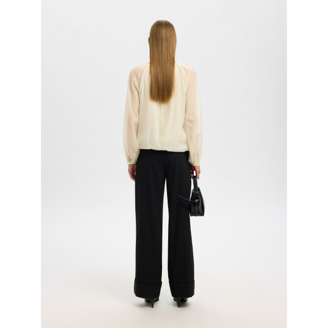 Selected Femme slfiris ls top b 16099392 angora 06615.112.0257 large