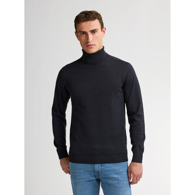 Petrol Industries men knitwear collar basic m-ros-kwc260 5120 sky captain 05710.261.0072 large