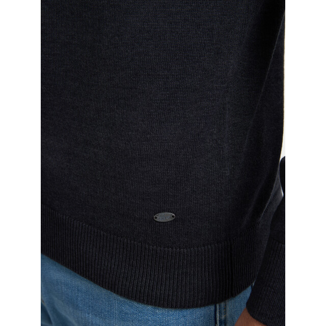 Petrol Industries men knitwear collar basic m-ros-kwc260 5120 sky captain 05710.261.0072 large