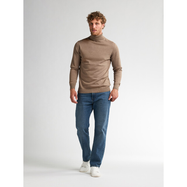 Petrol Industries men knitwear collar basic m-ros-kwc260 7140 oak 05710.810.0072 large