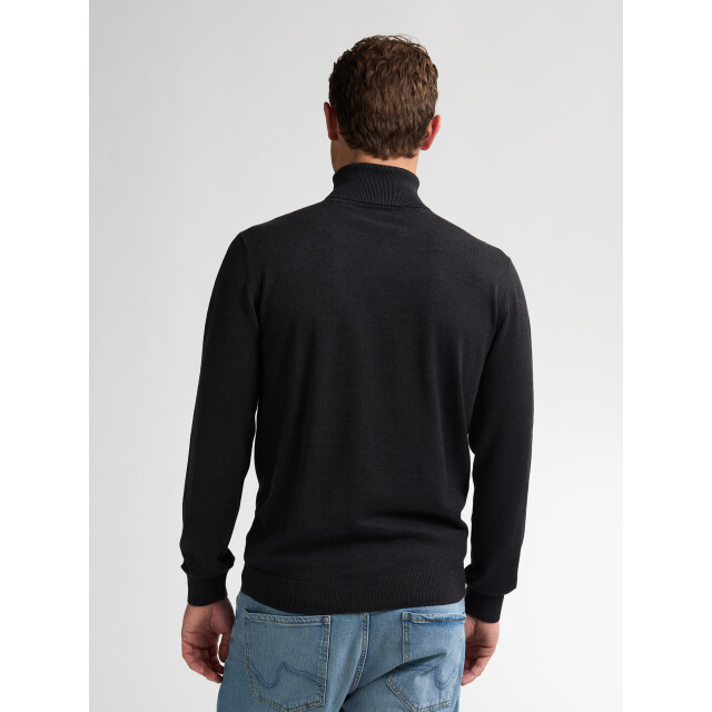 Petrol Industries men knitwear collar basic m-ros-kwc260 9111 deep black 05710.990.0072 large