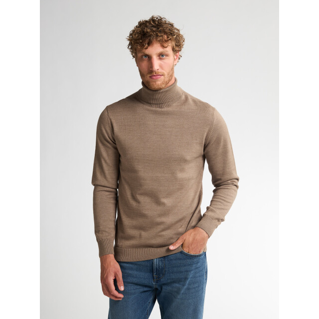 Petrol Industries men knitwear collar basic m-ros-kwc260 7140 oak 05710.810.0072 large