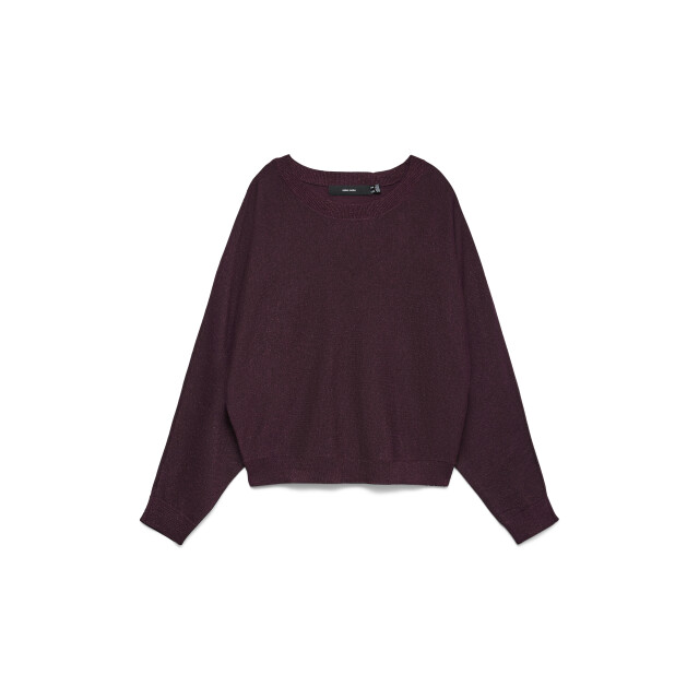Vero Moda vmhappyglitter ls o-nk batwing pull 10336328 winetasting 06741.680.0016 large
