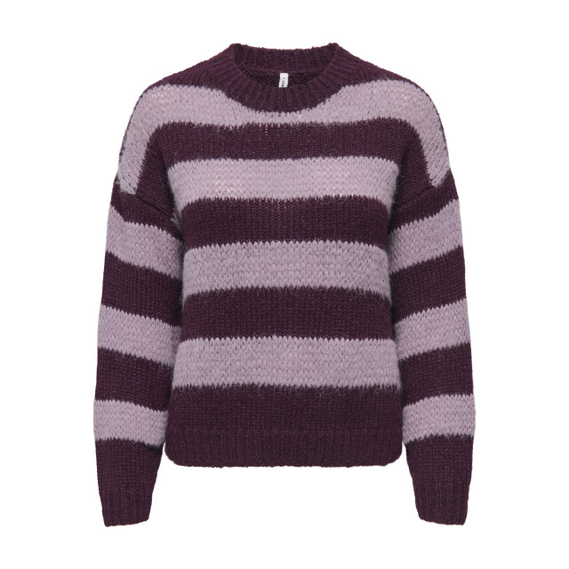 Only onlcamel life ls stripe o-neck cs k 15371829 winetasting 06712.680.0007 large