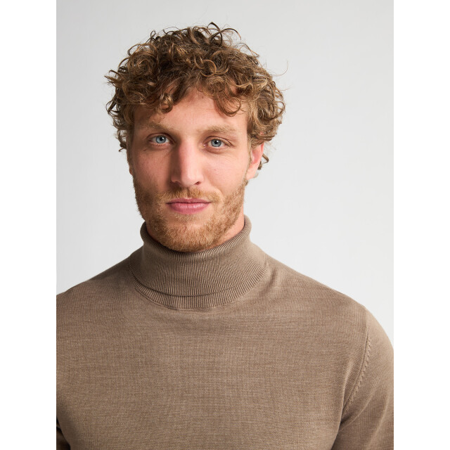 Petrol Industries men knitwear collar basic m-ros-kwc260 7140 oak 05710.810.0072 large