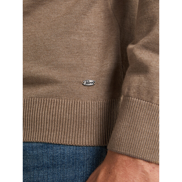 Petrol Industries men knitwear collar basic m-ros-kwc260 7140 oak 05710.810.0072 large