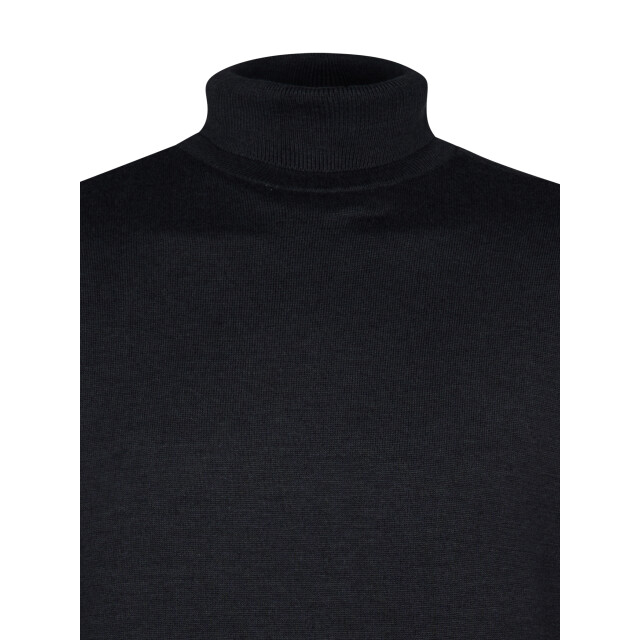 Petrol Industries men knitwear collar basic m-ros-kwc260 9111 deep black 05710.990.0072 large