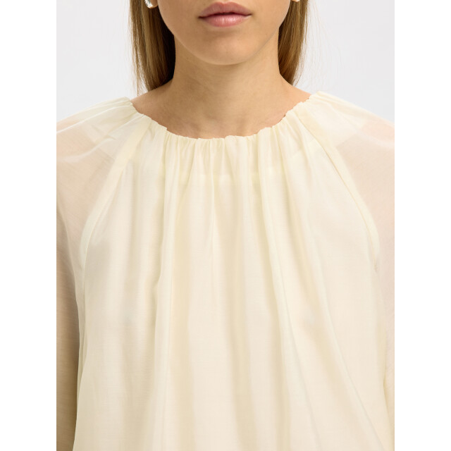 Selected Femme slfiris ls top b 16099392 angora 06615.112.0257 large