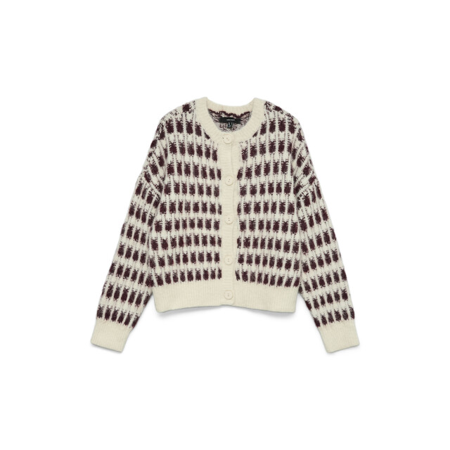 Vero Moda vmlisa ls o-neck cardigan 10336622 winetasting 06741.649.0086 large