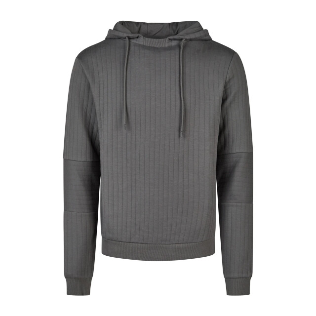 Phil & Co Heren lounge jacquard sweat hoodie antraciet PH-6120-02 large