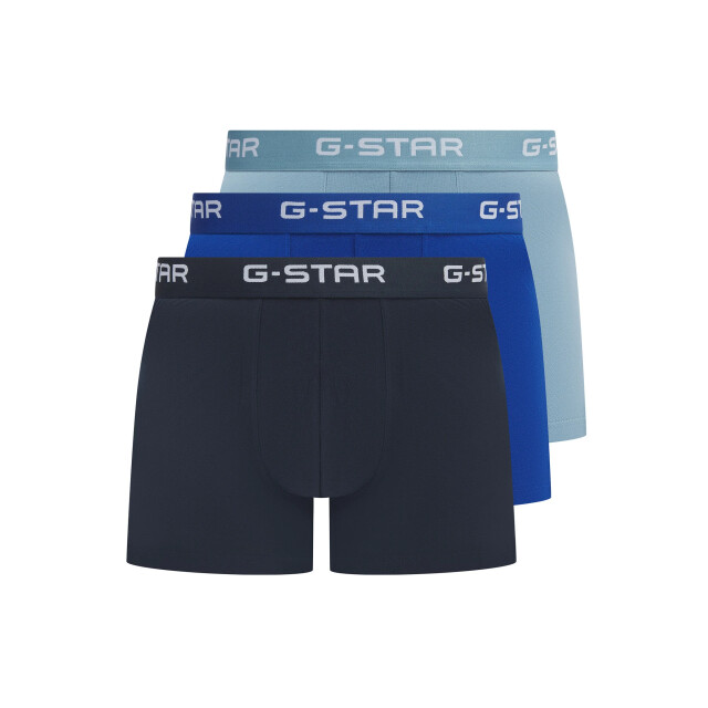G-Star Heren boxershorts trunks ash 3-pack blauw GSM004 large G-Star Heren boxershorts trunks ash 3-pack blauw GSM004 large