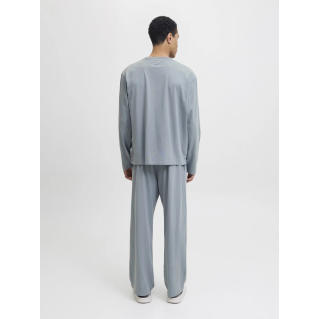 Jack & Jones Heren lounge pyjama set lang jacalfred effen 12296362-Tradewinds large