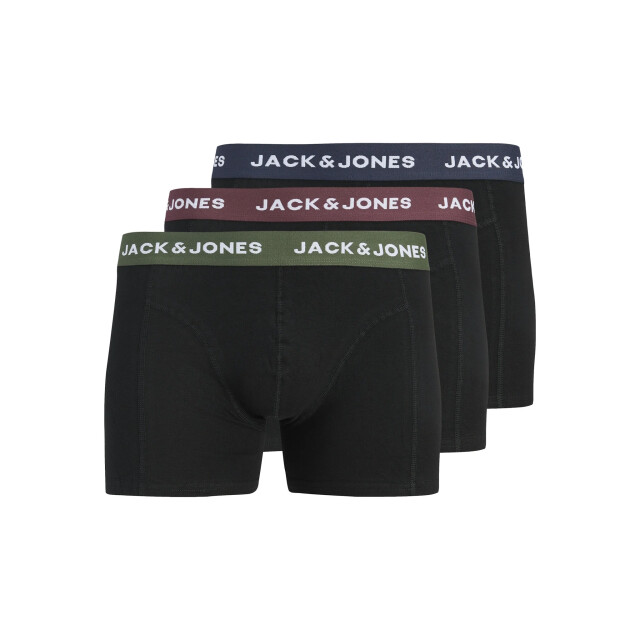 Jack & Jones Heren boxershorts trunks jacgeorge 3-pack 12295162-Black large