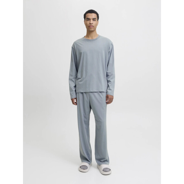 Jack & Jones Heren lounge pyjama set lang jacalfred effen 12296362-Tradewinds large