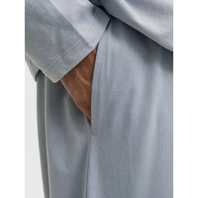 Jack & Jones Heren lounge pyjama set lang jacalfred effen 12296362-Tradewinds large