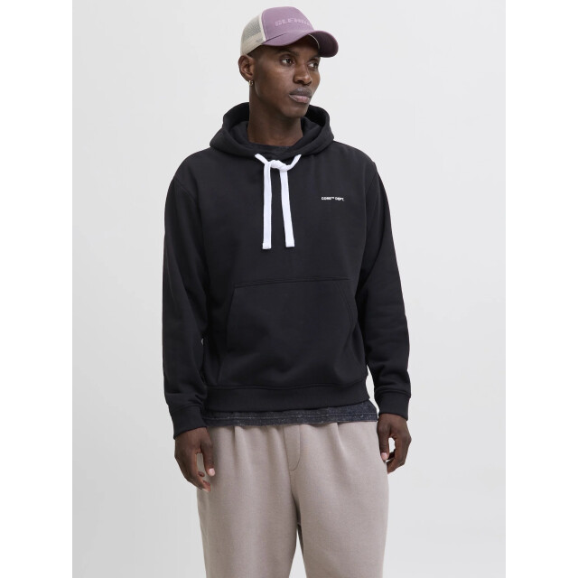 Jack & Jones Heren hoodie jcocover 12282973-Black large
