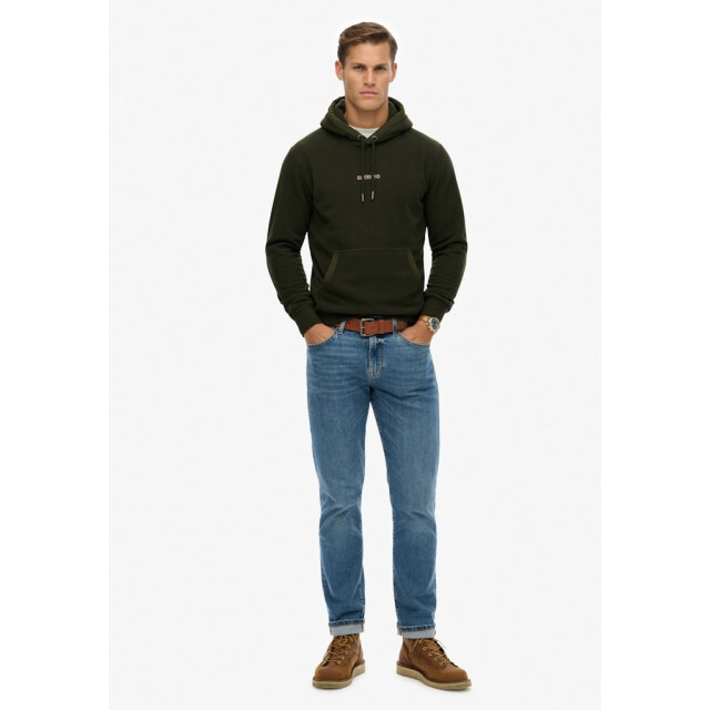 Superdry Fleece hoodie donker 5209.27.0047 large