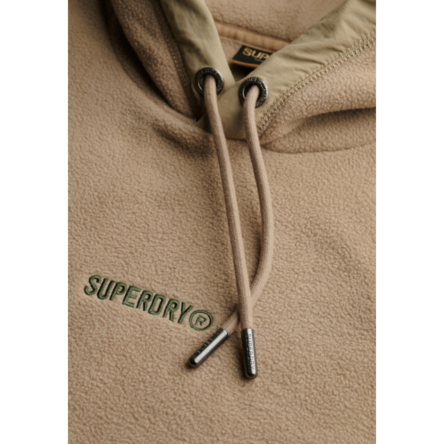 Superdry Fleece hoodie zand 5209.04.0014 large