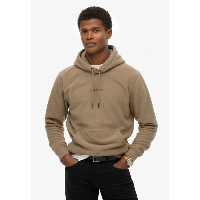 Superdry Fleece hoodie zand 5209.04.0014 large