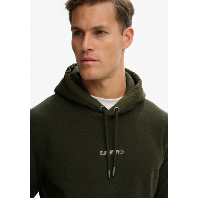Superdry Fleece hoodie donker 5209.27.0047 large