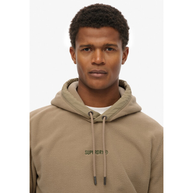 Superdry Fleece hoodie zand 5209.04.0014 large