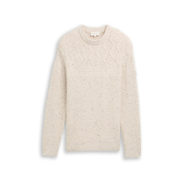 Tom Tailor Kabel knit pullover beige 5219.05.0039 large