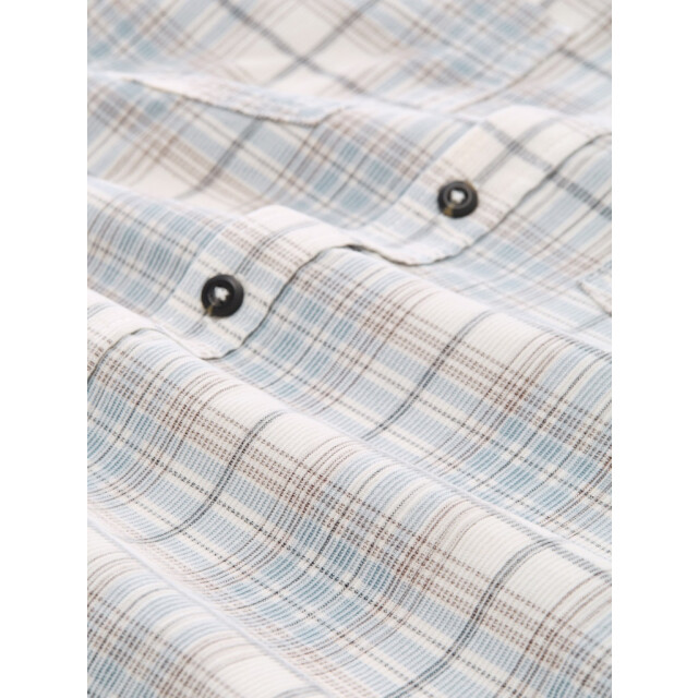 Tom Tailor Coruduroy check shirt ecru dessin 5309.08.0001 large