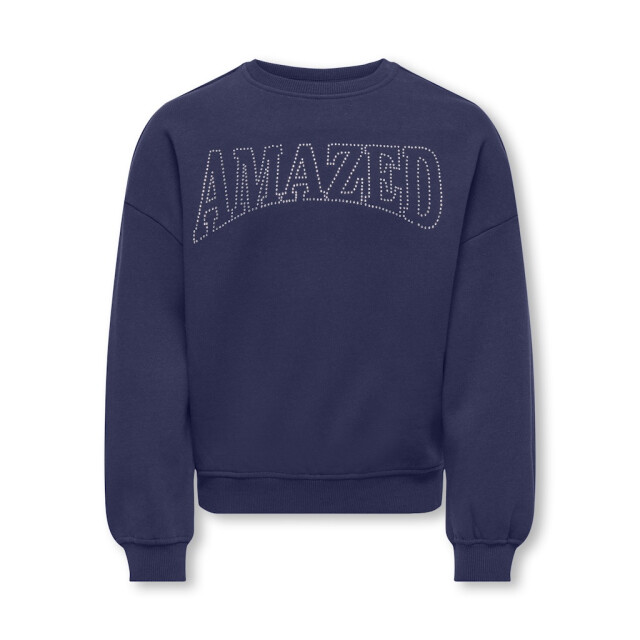 Only Kogkiki life ls ovz o-neck stud bru swt navy 2209.37.0002 large