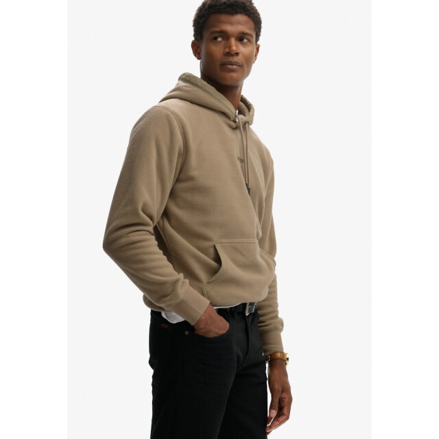 Superdry Fleece hoodie zand 5209.04.0014 large
