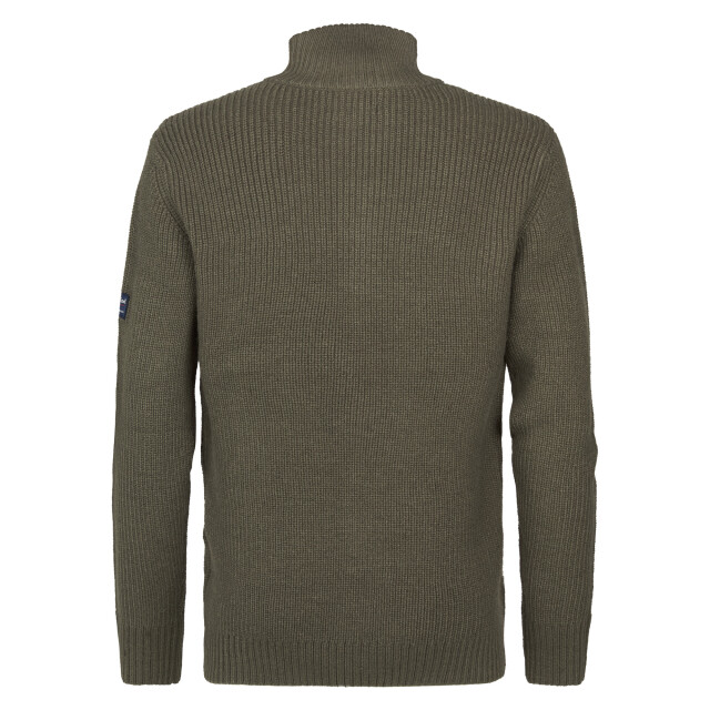Petrol Industries men knitwear collar m-3050-kwc262 6088 army green 05710.340.0008 large