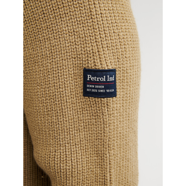Petrol Industries men knitwear collar m-3050-kwc262 7146 tan 05710.810.0001 large