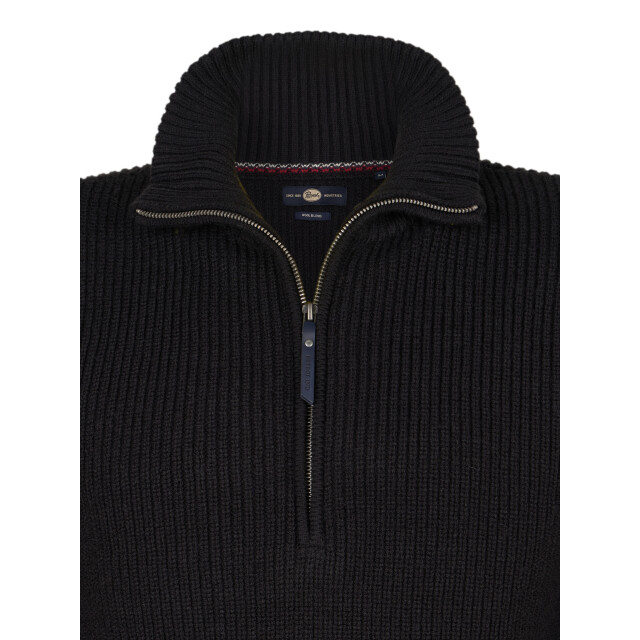 Petrol Industries men knitwear collar m-3050-kwc262 9111 deep black 05710.990.0020 large