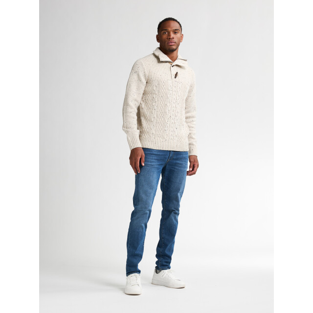 Petrol Industries men knitwear collar m-3050-kwc211 0009 antique white 05710.100.0006 large
