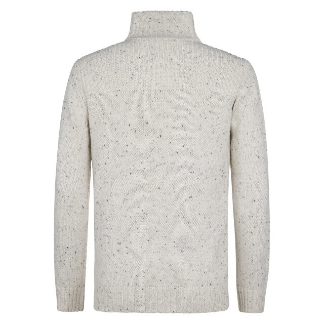 Petrol Industries men knitwear collar m-3050-kwc211 0009 antique white 05710.100.0006 large