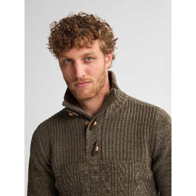 Petrol Industries men knitwear collar m-3050-kwc211 6174 mossy 05710.938.0006 large