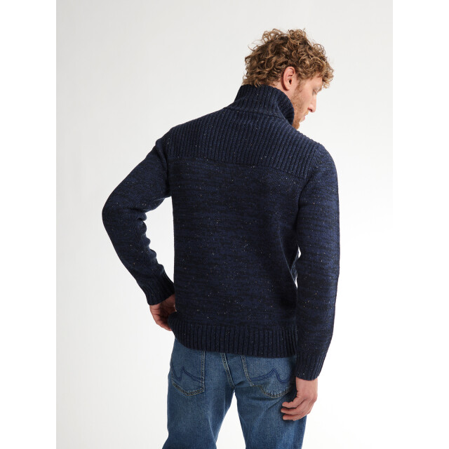 Petrol Industries men knitwear collar m-3050-kwc211 5090 deep capri 05710.240.0006 large