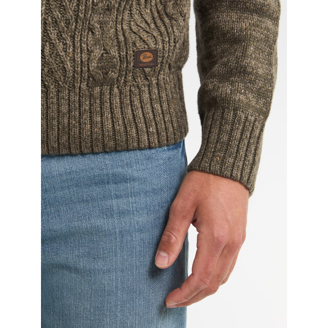 Petrol Industries men knitwear collar m-3050-kwc211 6174 mossy 05710.938.0006 large