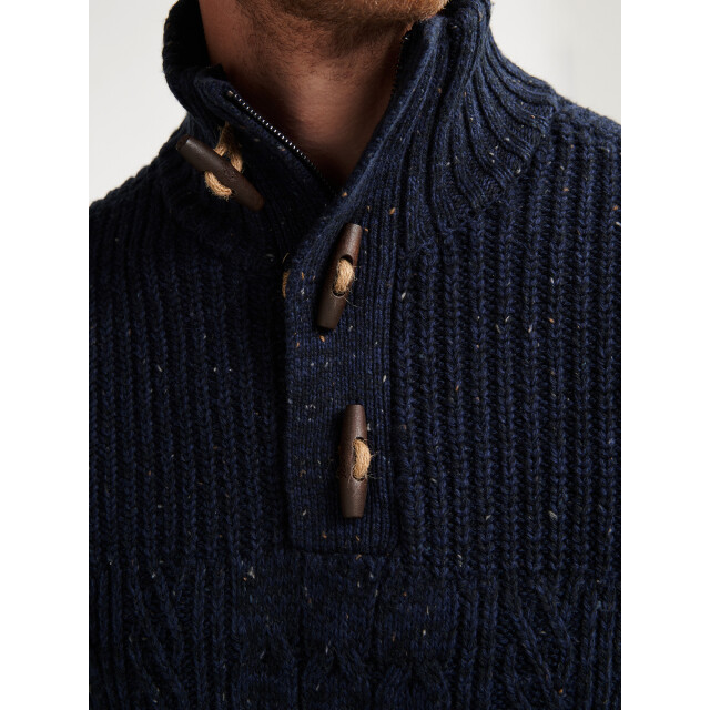 Petrol Industries men knitwear collar m-3050-kwc211 5090 deep capri 05710.240.0006 large