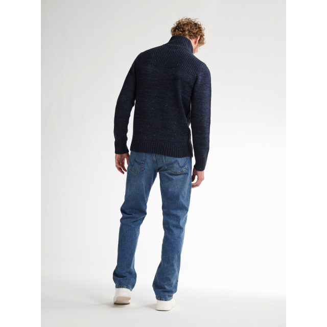 Petrol Industries men knitwear collar m-3050-kwc211 5090 deep capri 05710.240.0006 large