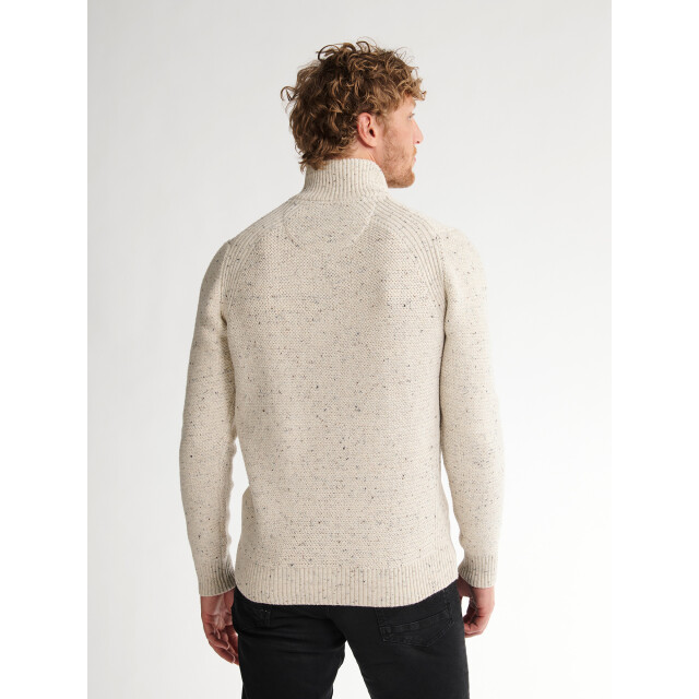 Petrol Industries men knitwear collar m-3050-kwc226 0009 antique white melee 05710.100.0007 large