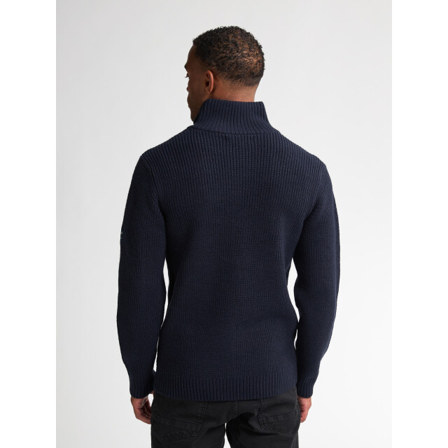 Petrol Industries men knitwear collar m-3050-kwc262 5090 deep capri 05710.240.0007 large