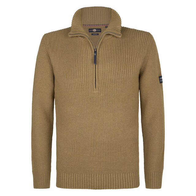 Petrol Industries men knitwear collar m-3050-kwc262 7146 tan 05710.810.0001 large
