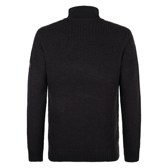 Petrol Industries men knitwear collar m-3050-kwc262 9111 deep black 05710.990.0020 large