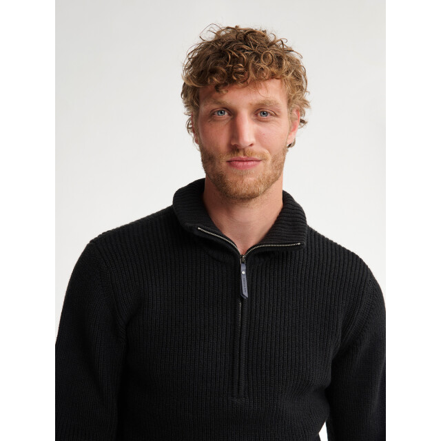 Petrol Industries men knitwear collar m-3050-kwc262 9111 deep black 05710.990.0020 large