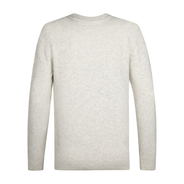 Petrol Industries men knitwear round neck basic m-3050-kwr291 0009 antique white melee 05711.100.0029 large