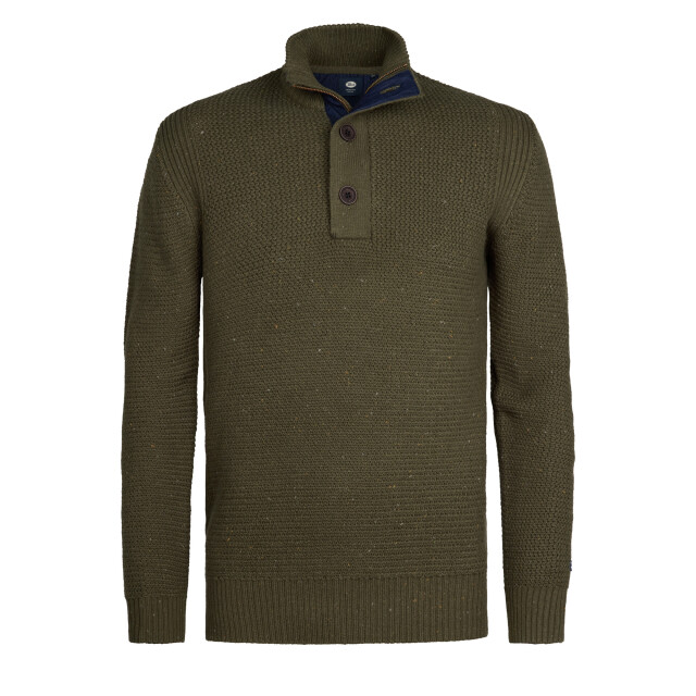 Petrol Industries men knitwear collar m-3050-kwc226 6088 army green 05710.340.0007 large