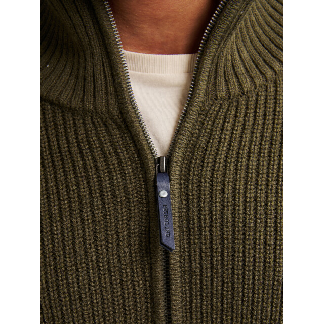 Petrol Industries men knitwear collar m-3050-kwc262 6088 army green 05710.340.0008 large