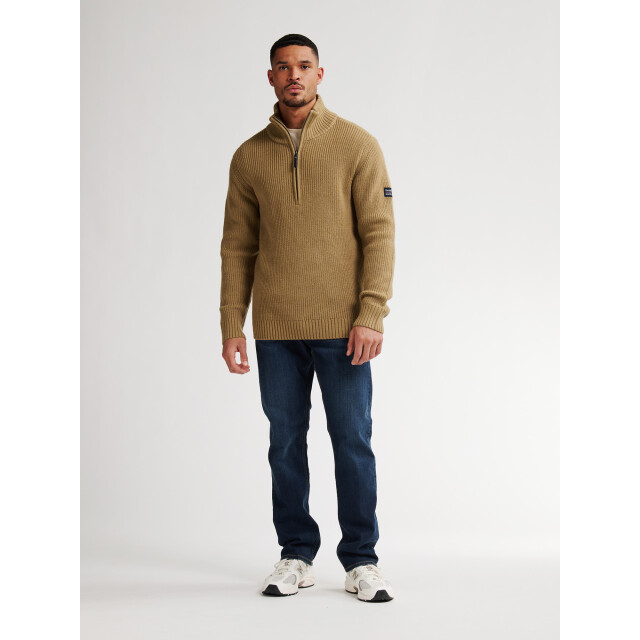 Petrol Industries men knitwear collar m-3050-kwc262 7146 tan 05710.810.0001 large