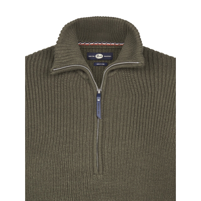 Petrol Industries men knitwear collar m-3050-kwc262 6088 army green 05710.340.0008 large